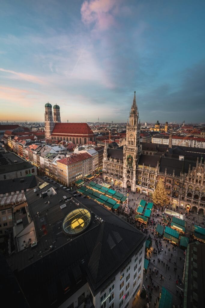 Roteiro romântico na Alemanha - Marienplatz em Munique